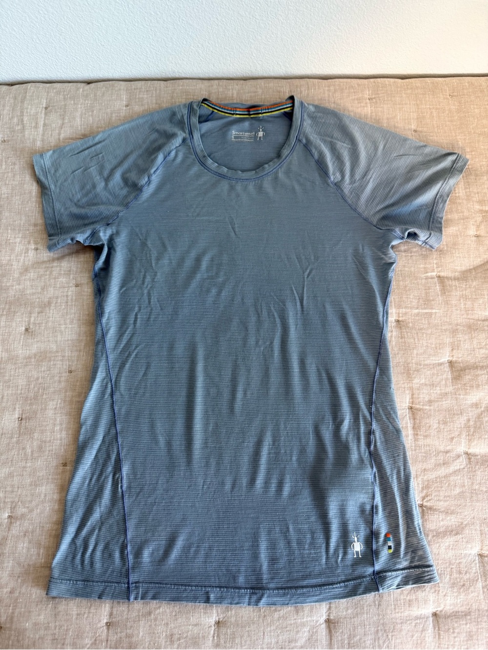 Smartwool Merino 150 Base Layer Gray Short Sleeve Crewneck Tee Size Small